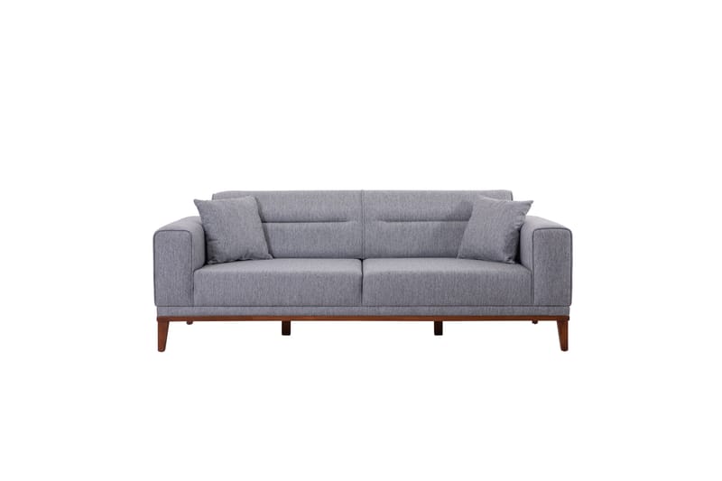 Wyong Sofagruppe 3-personers Sofa + Lænestol - Grå - Møbler - Sofaer - Sofagrupper