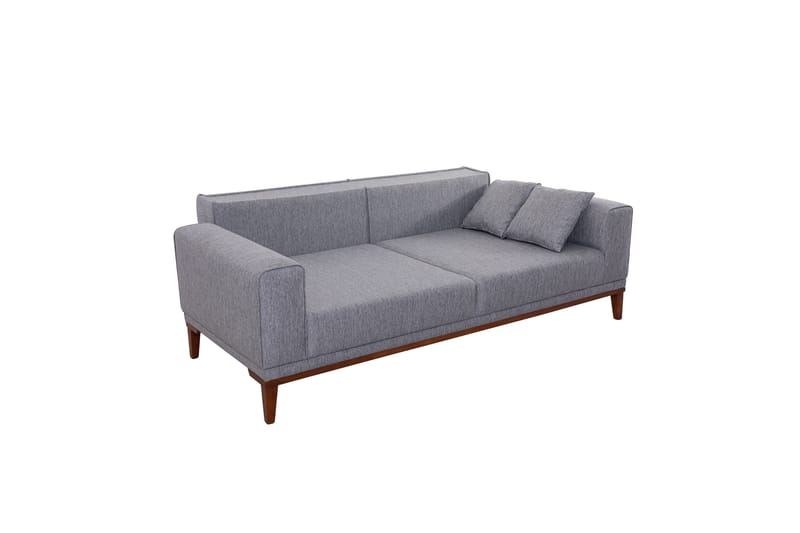 Wyong Sofagruppe 3-personers Sofa + Lænestol - Grå - Møbler - Sofaer - Sofagrupper