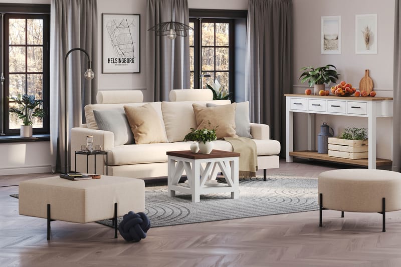 Menard Compact Nakkepude Sofa 51 cm - Beige - Møbler - Sofaer - Sofatilbehør