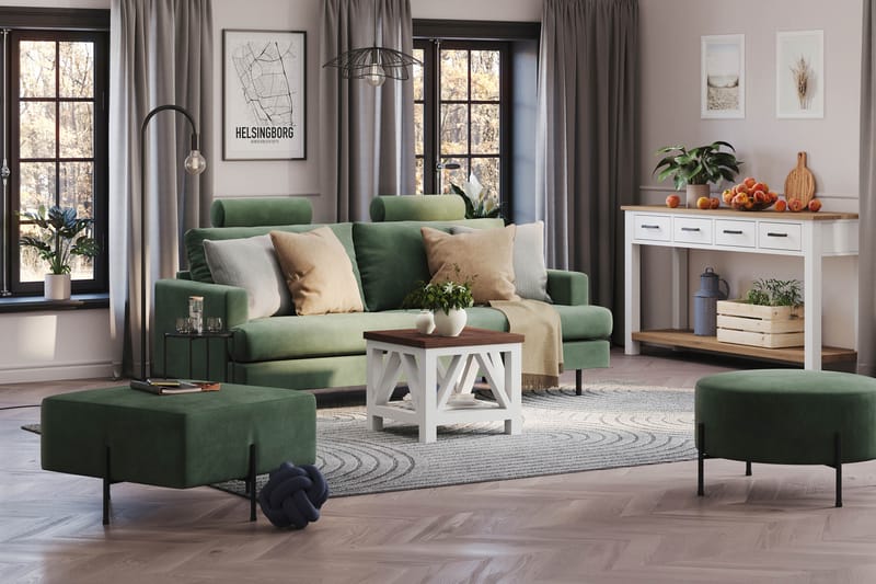 Menard Compact Nakkepude Sofa 51 cm - Grøn - Møbler - Sofaer - Sofatilbehør