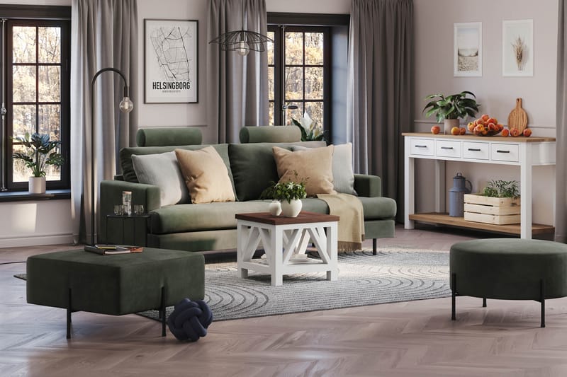 Menard Compact Nakkepude Sofa 51 cm - Mørkegrøn - Møbler - Sofaer - Sofatilbehør