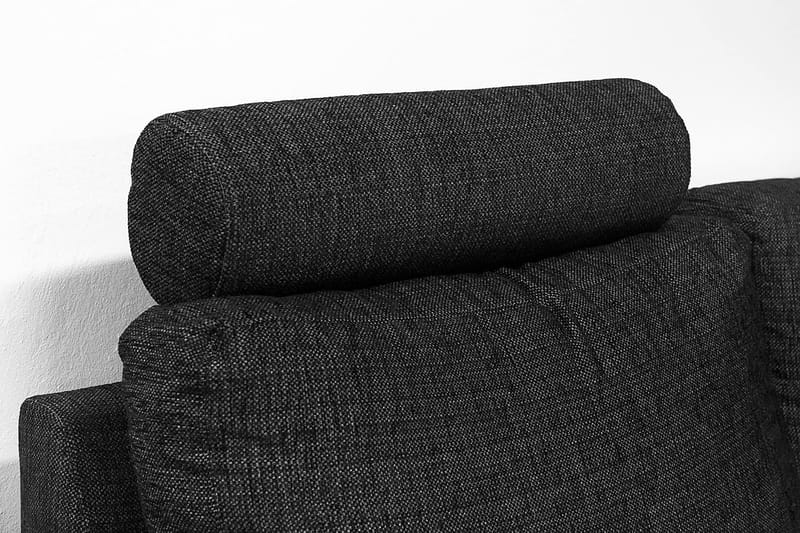 Nakkestøtte 55 cm - Sort Stof - Møbler - Sofaer - Sofatilbehør