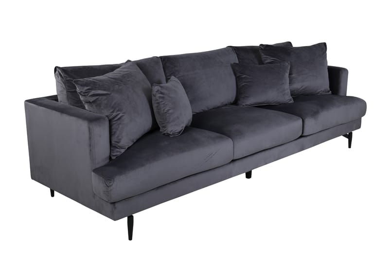 Sofia 3-personers Sofa - Mørkegrå - Møbler - Sofaer - 3 personers sofa