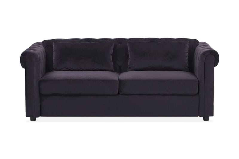 Amiens Sovesofa - Sort - Møbler - Sofaer - Sovesofaer - 3 personers sovesofa