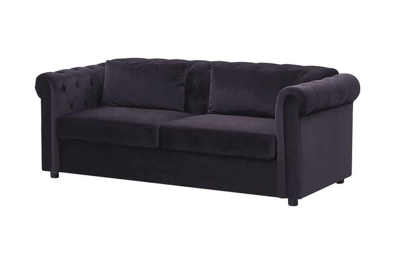 Amiens Sovesofa - Sort - Møbler - Sofaer - Sovesofaer - 3 personers sovesofa