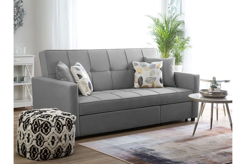 Glomma sovesofa 207 cm - Grå - Møbler - Sofaer - Sovesofaer - 3 personers sovesofa