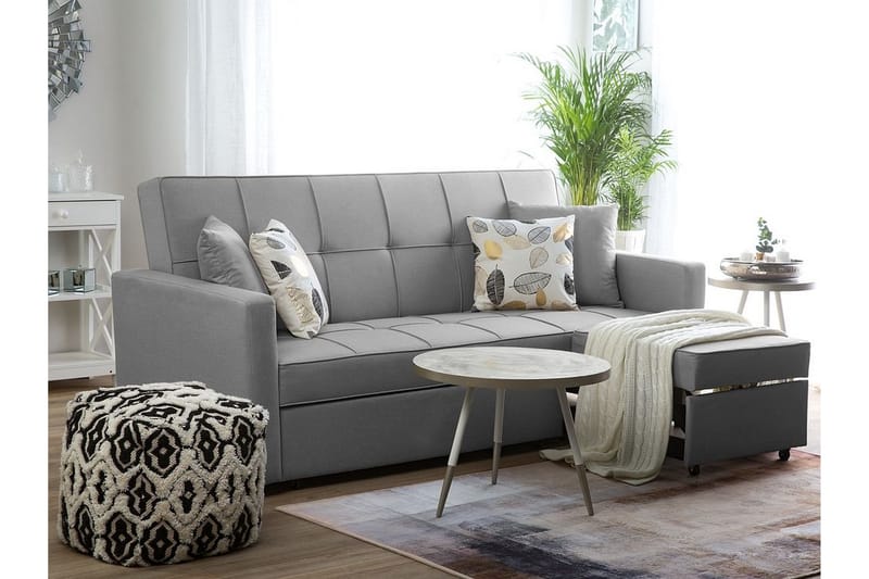 Glomma sovesofa 207 cm - Grå - Møbler - Sofaer - Sovesofaer - 3 personers sovesofa