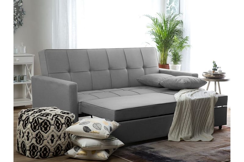 Glomma sovesofa 207 cm - Grå - Møbler - Sofaer - Sovesofaer - 3 personers sovesofa