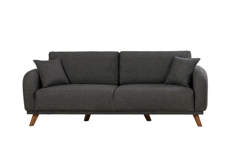 Malkiat Sovesofa - Antracit - Møbler - Sofaer - Sovesofaer - 3 personers sovesofa