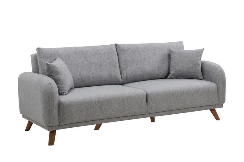 Malkiat Sovesofa - Grå - Møbler - Sofaer - Sovesofaer - 3 personers sovesofa