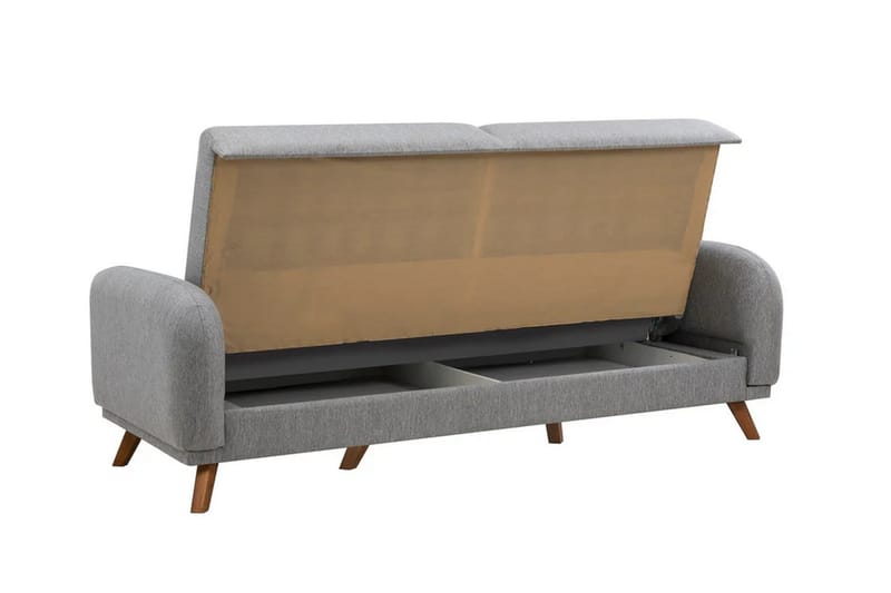 Malkiat Sovesofa - Grå - Møbler - Sofaer - Sovesofaer - 3 personers sovesofa