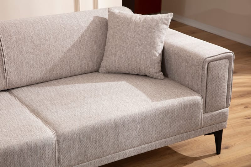 Naoko 3-Pers. Sovesofa - Lysebrun - Møbler - Sofaer - Sovesofaer - 3 personers sovesofa