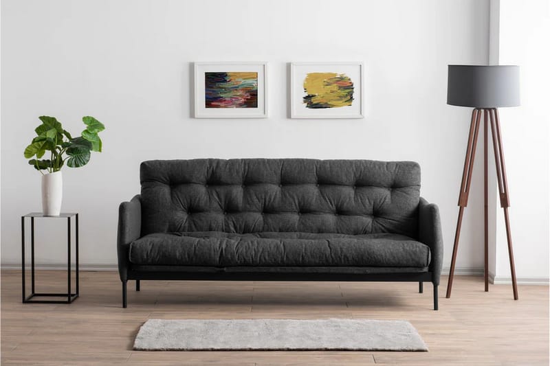 Renge Sovesofa - Mørkegrå - Møbler - Sofaer - Sovesofaer - 3 personers sovesofa