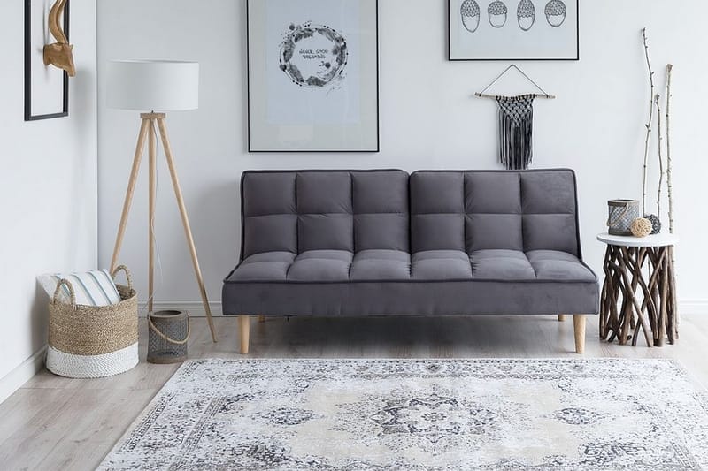 Siljan sovesofa 177 cm - Grå - Sovesofaer - 3 personers sovesofa