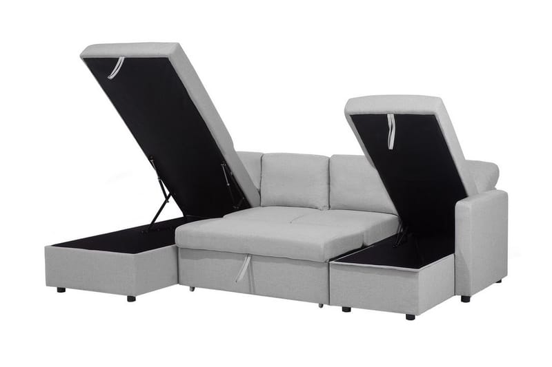 Karrabo sovesofa 285 cm - Grå - Møbler - Sofaer - Sovesofaer - 4 personers sovesofa