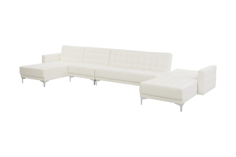 Aberdeen Chaiselongsofa med Sovefunktion - Hvid - Møbler - Sofaer - Sovesofaer