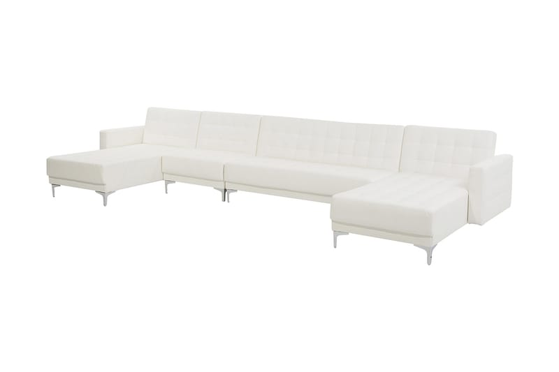 Aberdeen Chaiselongsofa med Sovefunktion - Hvid - Møbler - Sofaer - Sovesofaer