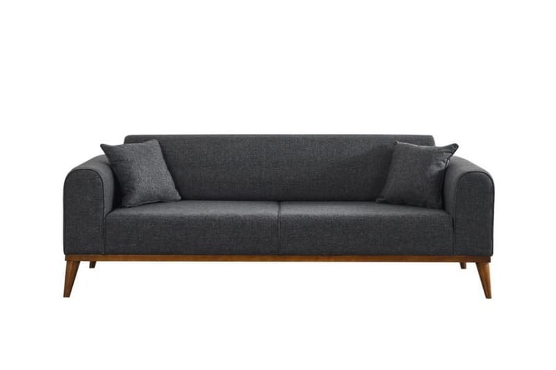 Akio 4-personers Sovesofa - Antracit - Møbler - Sofaer - Sovesofaer