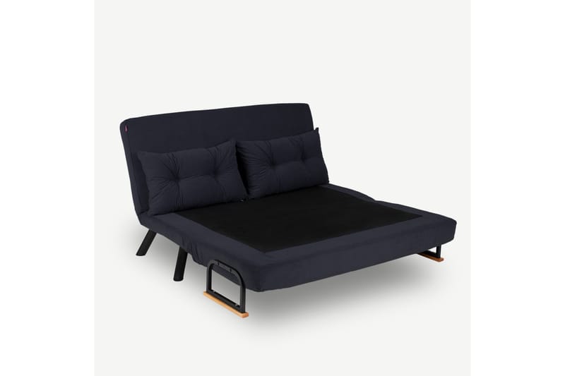 Alfredton Sovesofa 2-personers 175x133 cm - Sort - Møbler - Sofaer - Sovesofaer