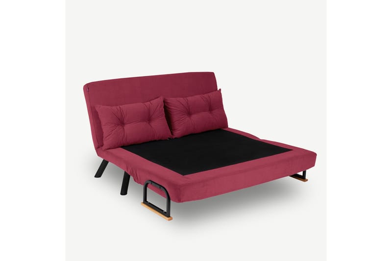 Alfredton Sovesofa 2-personers 175x133 cm - Rød - Møbler - Sofaer - Sovesofaer