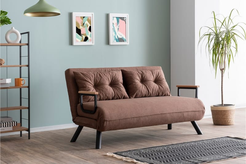 Alfredton Sovesofa - Lysebrun - Møbler - Sofaer - Sovesofaer