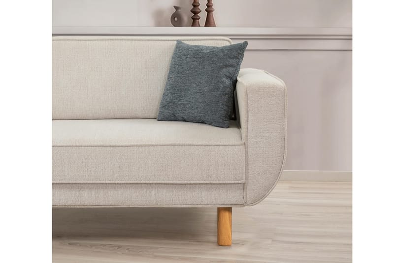 Austen 3-personers Sovesofa - Creme - Møbler - Sofaer - Sovesofaer