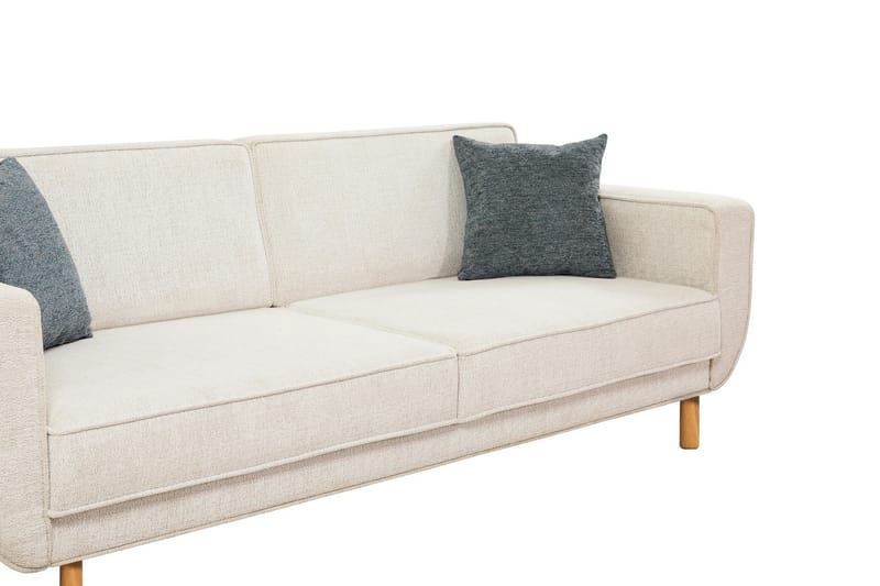 Austen 3-personers Sovesofa - Creme - Møbler - Sofaer - Sovesofaer