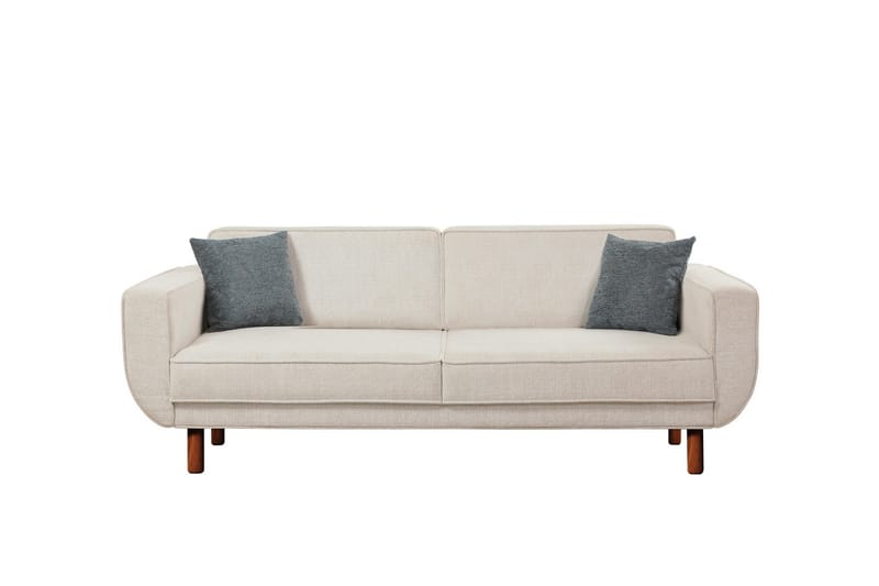 Austen 3-personers Sovesofa - Creme - Møbler - Sofaer - Sovesofaer