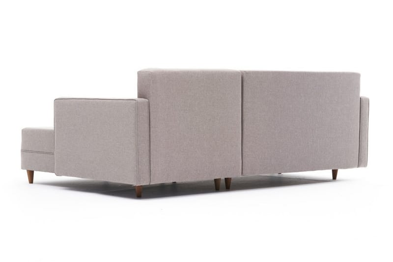 Aydama Sovesofa m. Chaiselong 4-Pers. 192x135 - Cream - Møbler - Sofaer - Sovesofaer