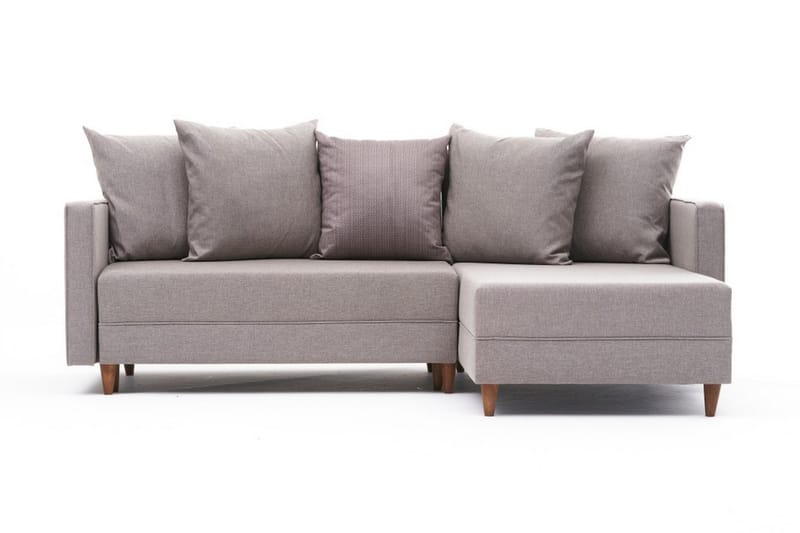 Aydama Sovesofa m. Chaiselong 4-Pers. 192x135 - Cream - Møbler - Sofaer - Sovesofaer