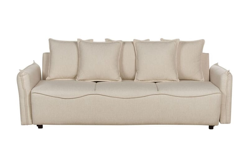 Balendin Sovesofa 3-personers - Beige/Sort - Møbler - Sofaer - Sovesofaer