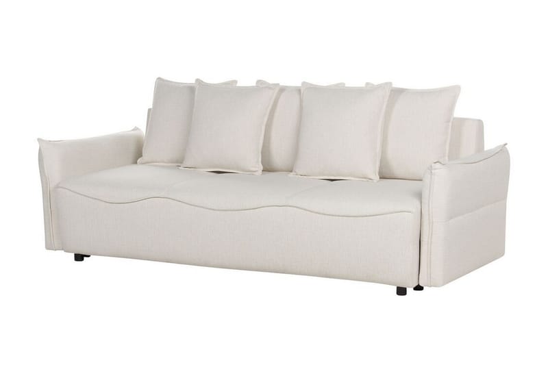 Balendin Sovesofa 3-personers - Creme/Sort - Møbler - Sofaer - Sovesofaer