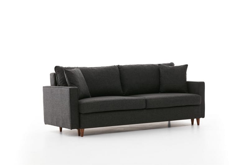 Braneles Sovesofa 3-seter - Antracit - Møbler - Sofaer - Sovesofaer