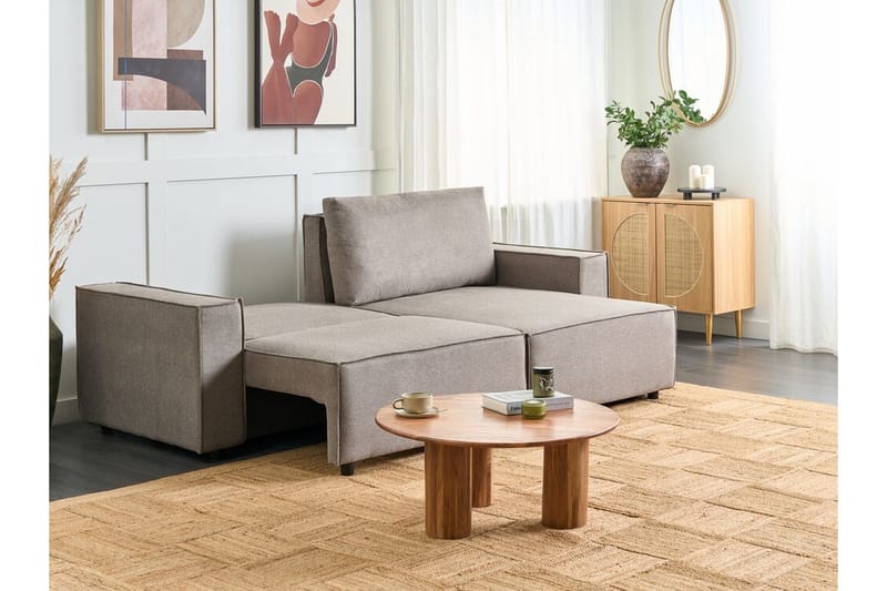 Brian Hjørnesovesofa 3-personers - Taupe - Møbler - Sofaer - Sovesofaer