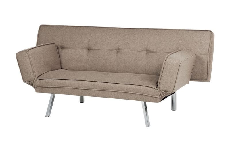 Cathleen Sovesofa 3-personers - Brun/Sølv - Møbler - Sofaer - Sovesofaer