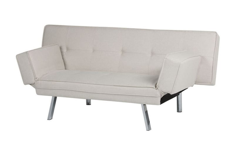 Cathleen Sovesofa 3-personers - Beige/Sølv - Møbler - Sofaer - Sovesofaer