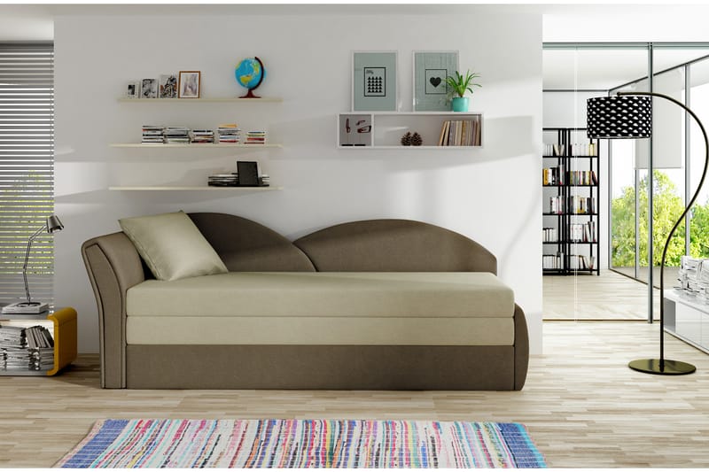 Chasidi sovesofa - Beige/Brun - Møbler - Sofaer - Sovesofaer