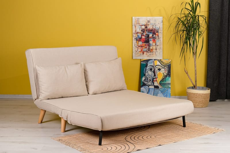 Daigo Sovesofa 2-personers - Beige - Møbler - Sofaer - Sovesofaer