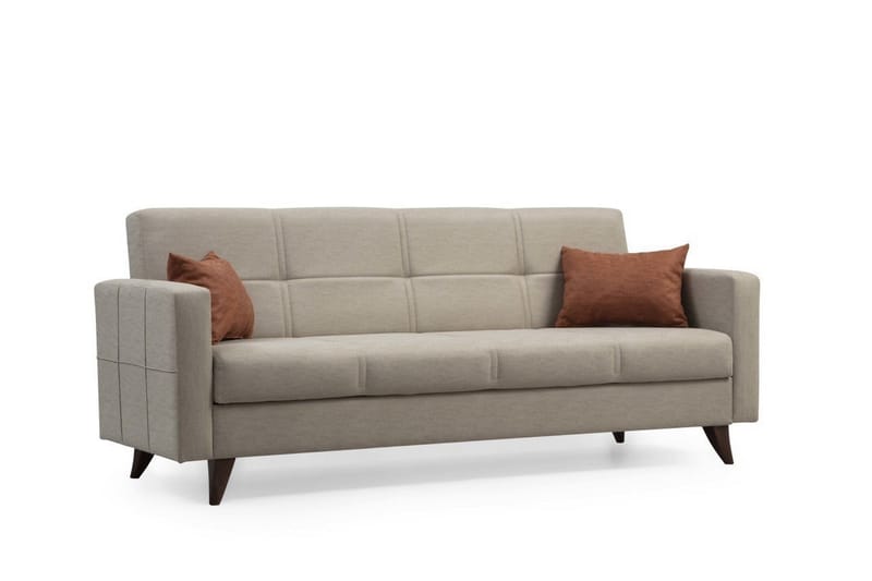 Darcia Sovesofa 3-personers - Beige - Møbler - Sofaer - Sovesofaer