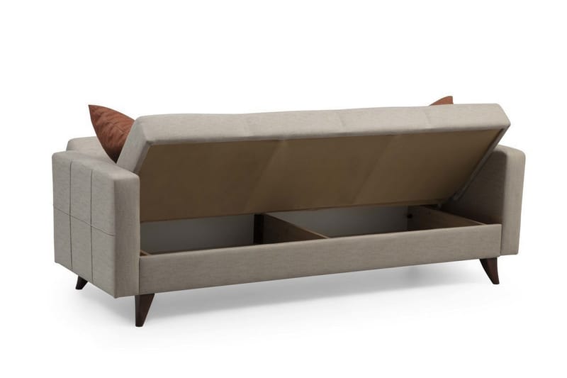 Darcia Sovesofa 3-personers - Beige - Møbler - Sofaer - Sovesofaer