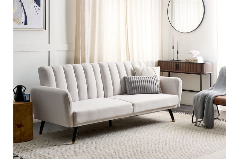 Debrina Sovesofa 3-personers - Beige - Møbler - Sofaer - Sovesofaer