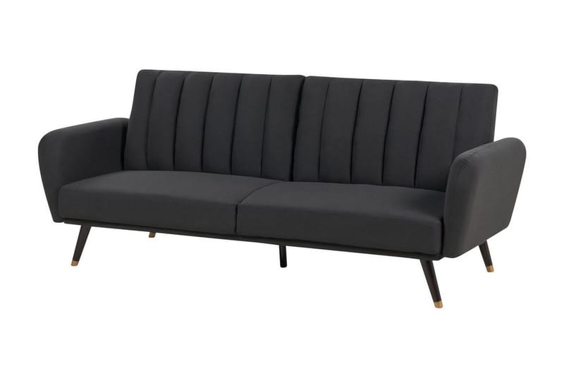 Debrina Sovesofa 3-personers - Sort - Møbler - Sofaer - Sovesofaer