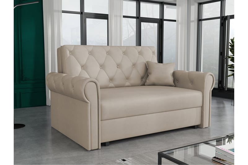 Denegal 2-personers Sovesofa - Beige - Møbler - Sofaer - Sovesofaer