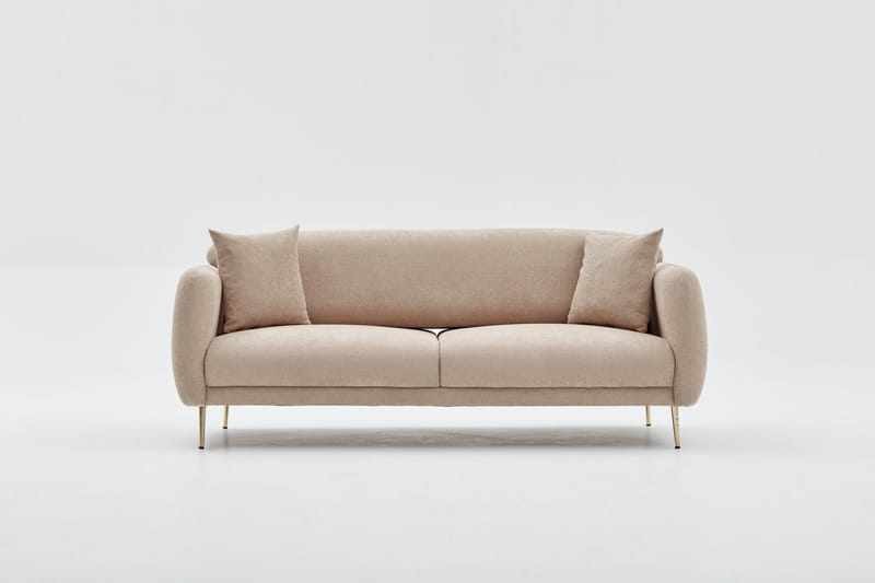 Devika Sovesofa 3-personers - Beige - Møbler - Sofaer - Sovesofaer