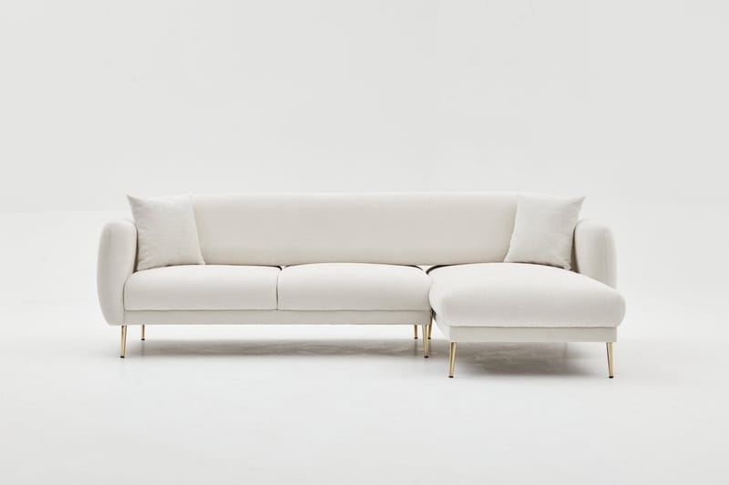 Devika Sovesofa med Chaiselong 4-personers - Lysebeige - Møbler - Sofaer - Sovesofaer