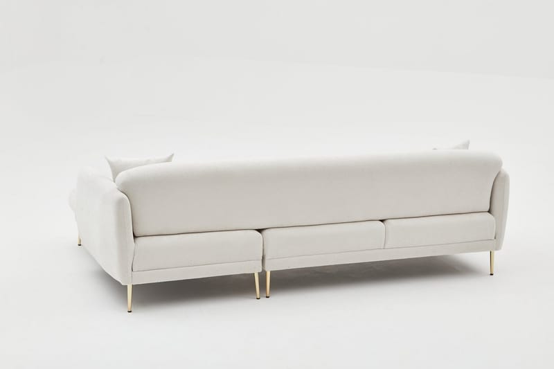 Devika Sovesofa med Chaiselong 4-personers - Lysebeige - Møbler - Sofaer - Sovesofaer