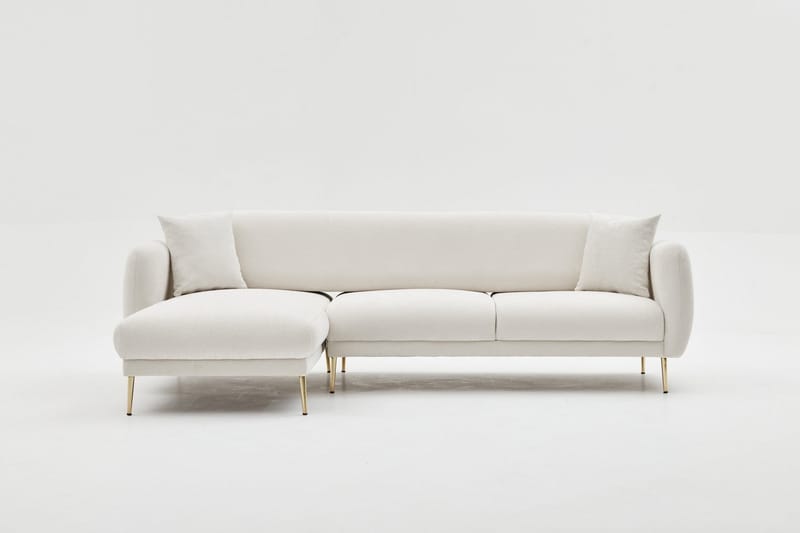 Devika Sovesofa med Chaiselong 4-personers - Lysebeige - Møbler - Sofaer - Sovesofaer