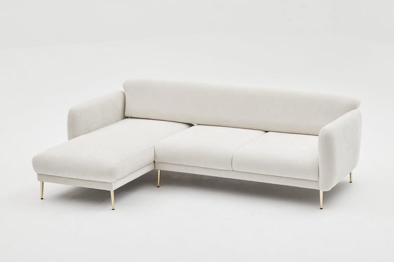 Devika Sovesofa med Chaiselong 4-personers - Lysebeige - Møbler - Sofaer - Sovesofaer