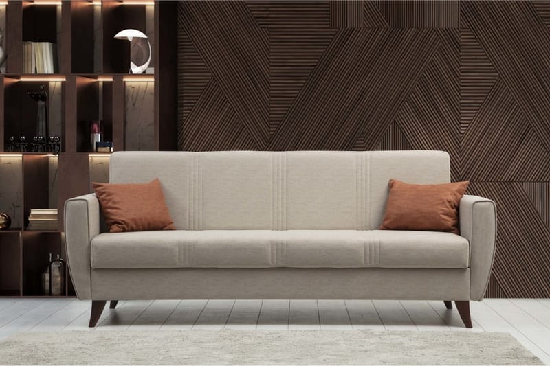 Dewan Sovesofa 3-personers - Beige - Møbler - Sofaer - Sovesofaer