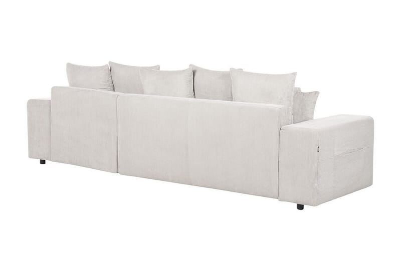 Dysis Hjørnesovesofa 3-personers - Beige/Sort - Møbler - Sofaer - Sovesofaer